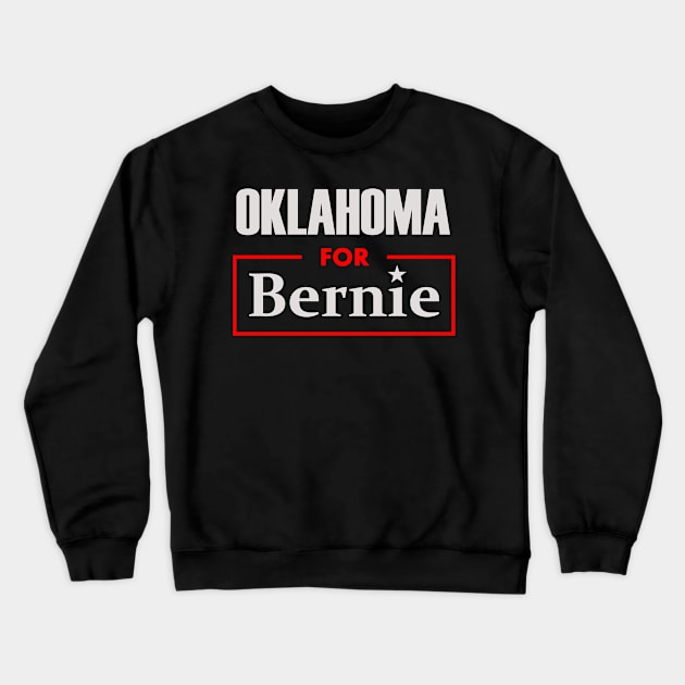 Oklahoma for Bernie Crewneck Sweatshirt by ESDesign